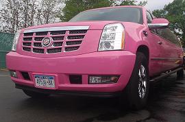Pink Escalade Limousine